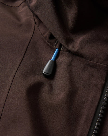 Diablo Recycled Waterproof Anorak - Caramel/Espresso - Flatlay