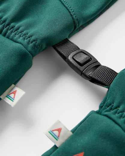 Jacks Touch Screen Gloves - Rain Forest - Flatlay