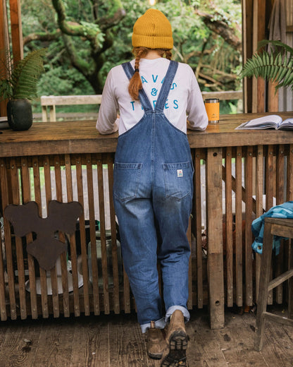 Shuffle Denim Dungarees - Denim Blue - Lifestyle