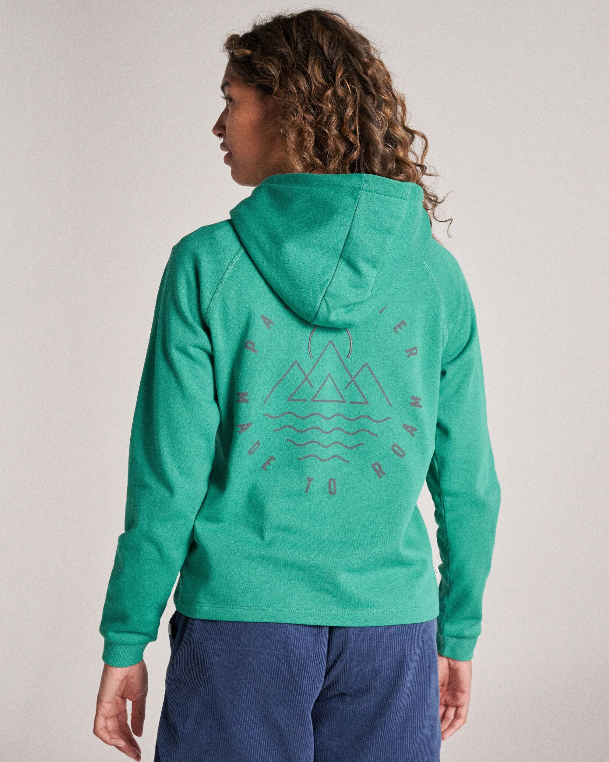 Remote Recycled Cotton Hoodie - Greenlake - Studio Model