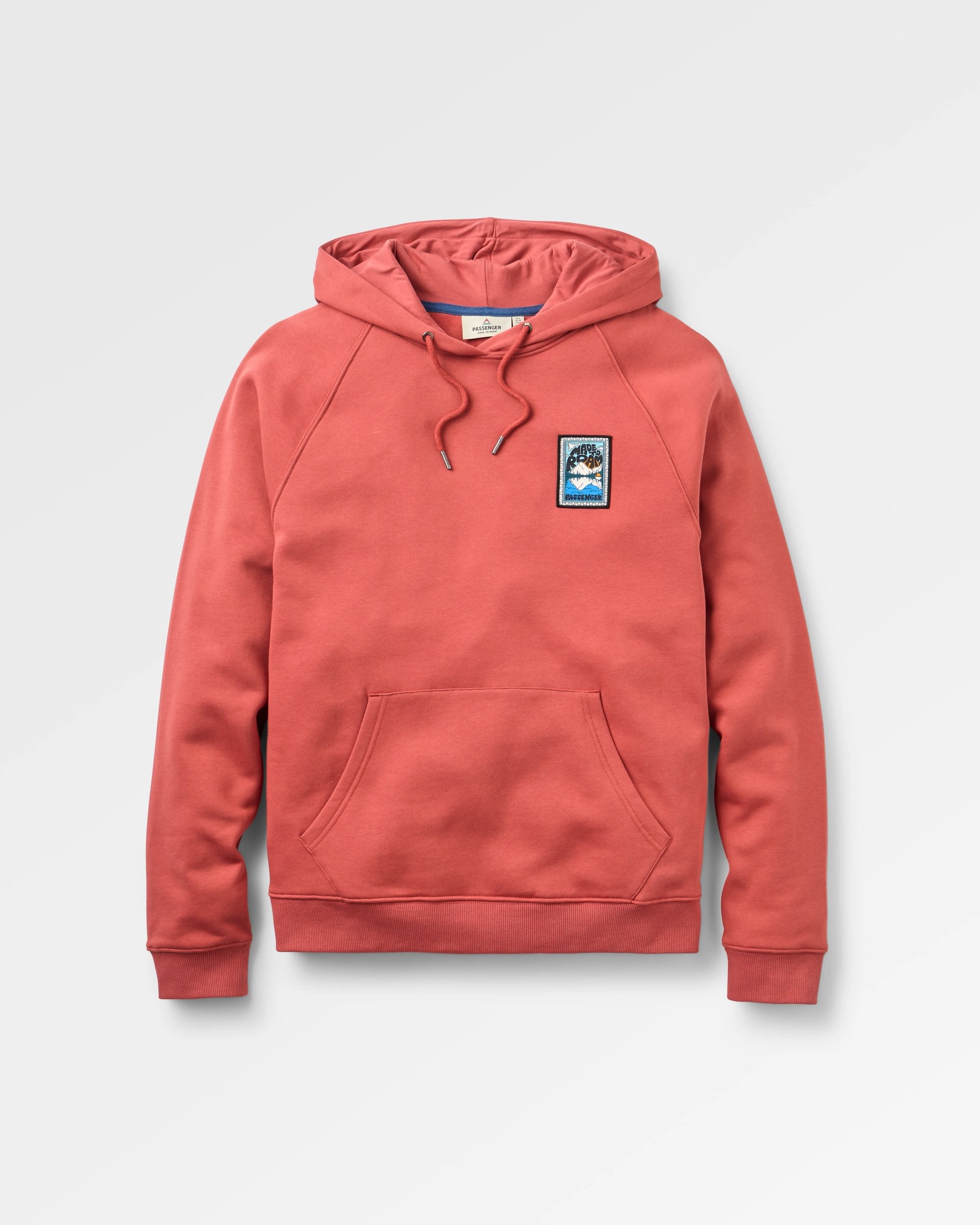 Reflect Patch Hoodie - Redwood - Flatlay