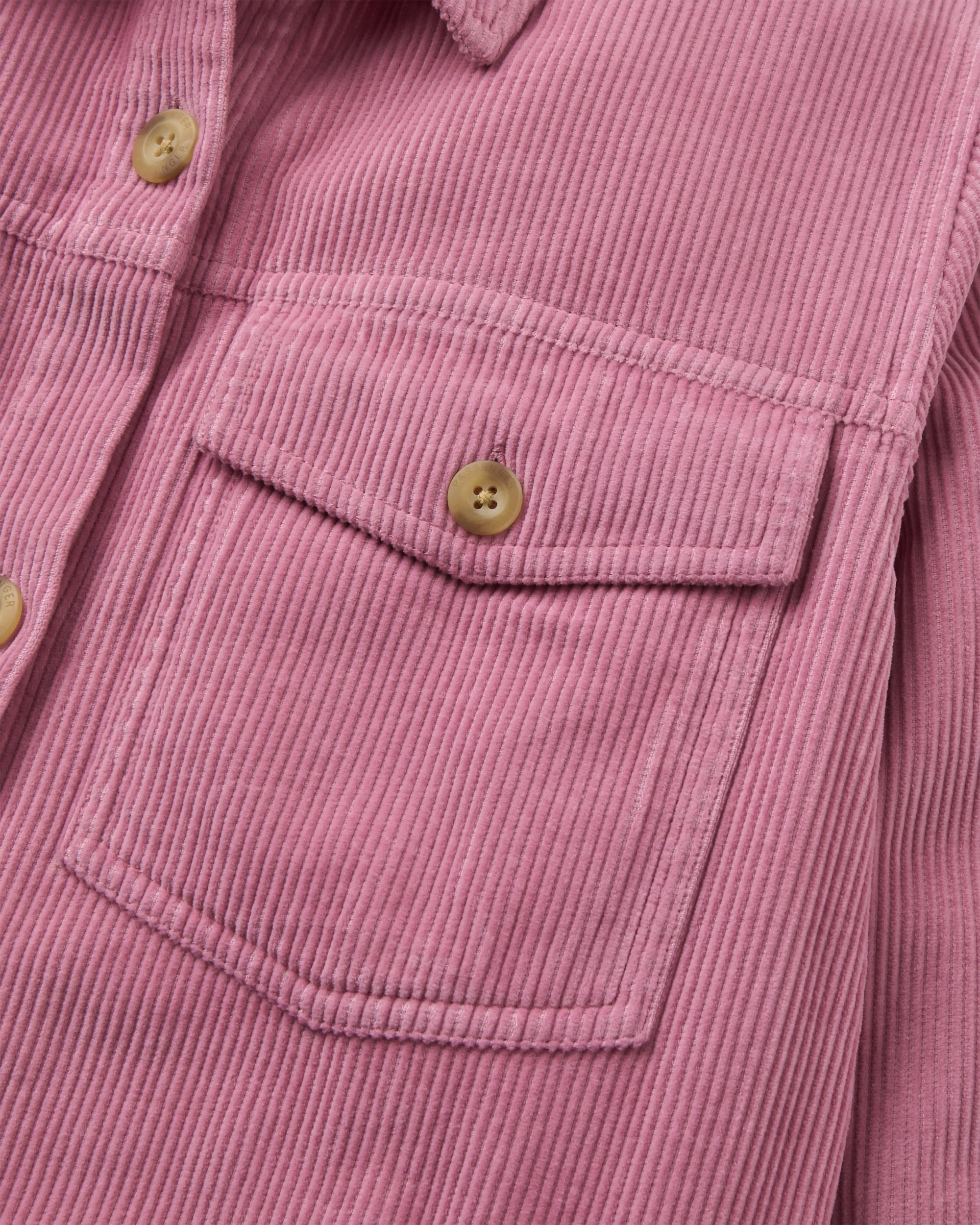 Stella Cord LS Shirt - Pink Haze - Flatlay