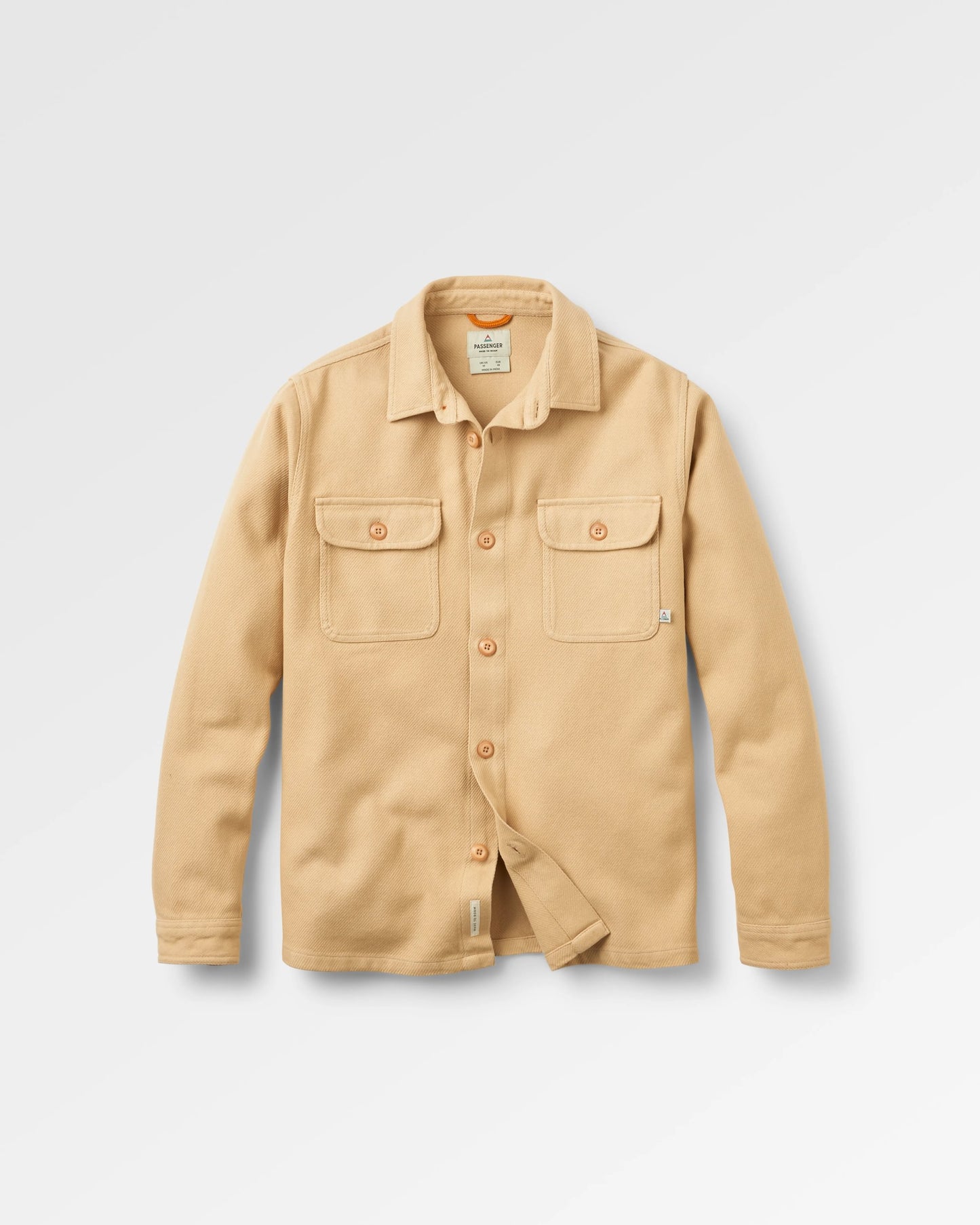 Island Heavy Twill Shirt - Stone