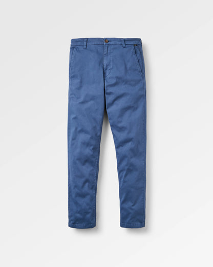 365 Cotton Trouser - Dark Denim - Flatlay
