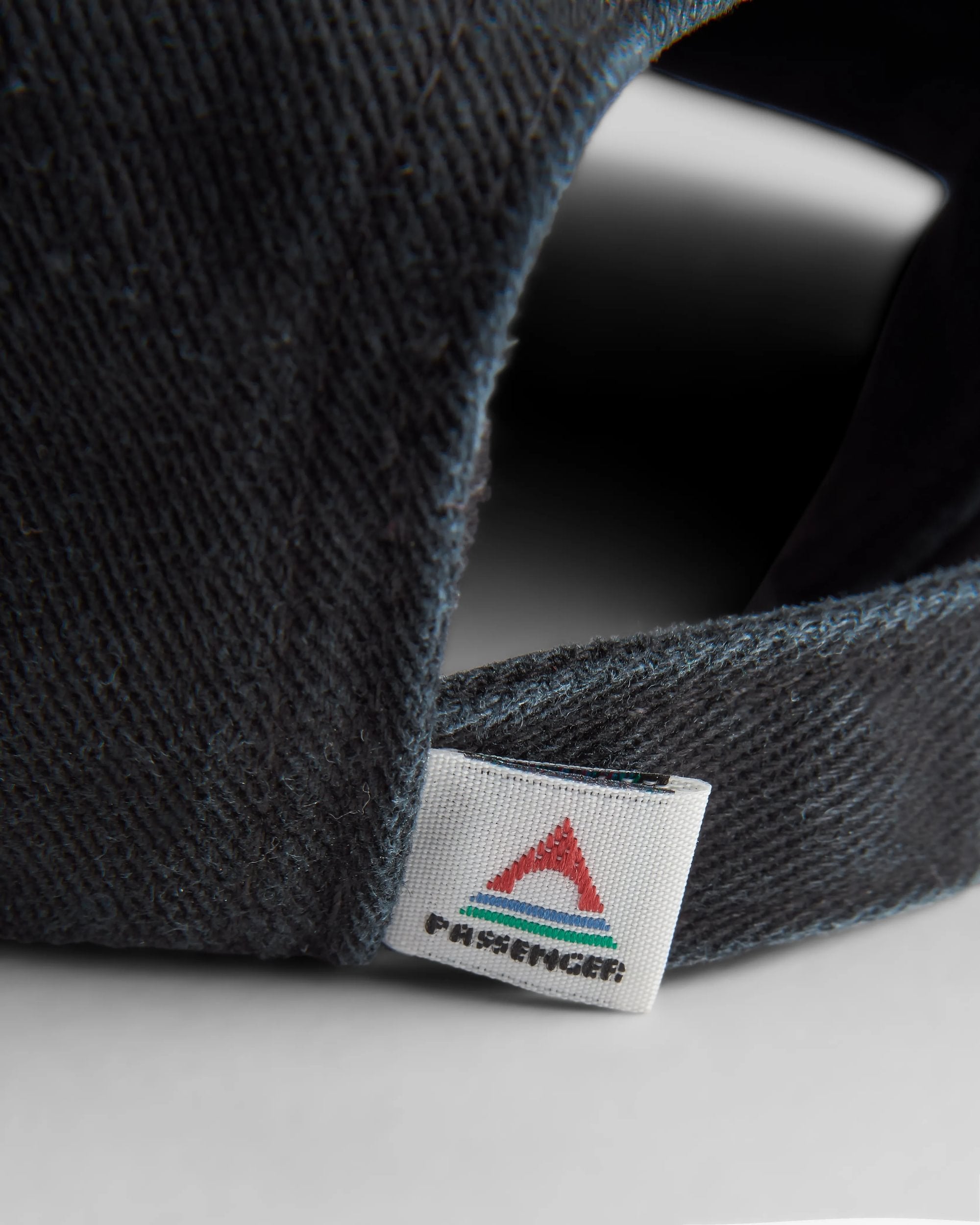 Odyssey Recycled 5 Panel Cap - Black - Flatlay