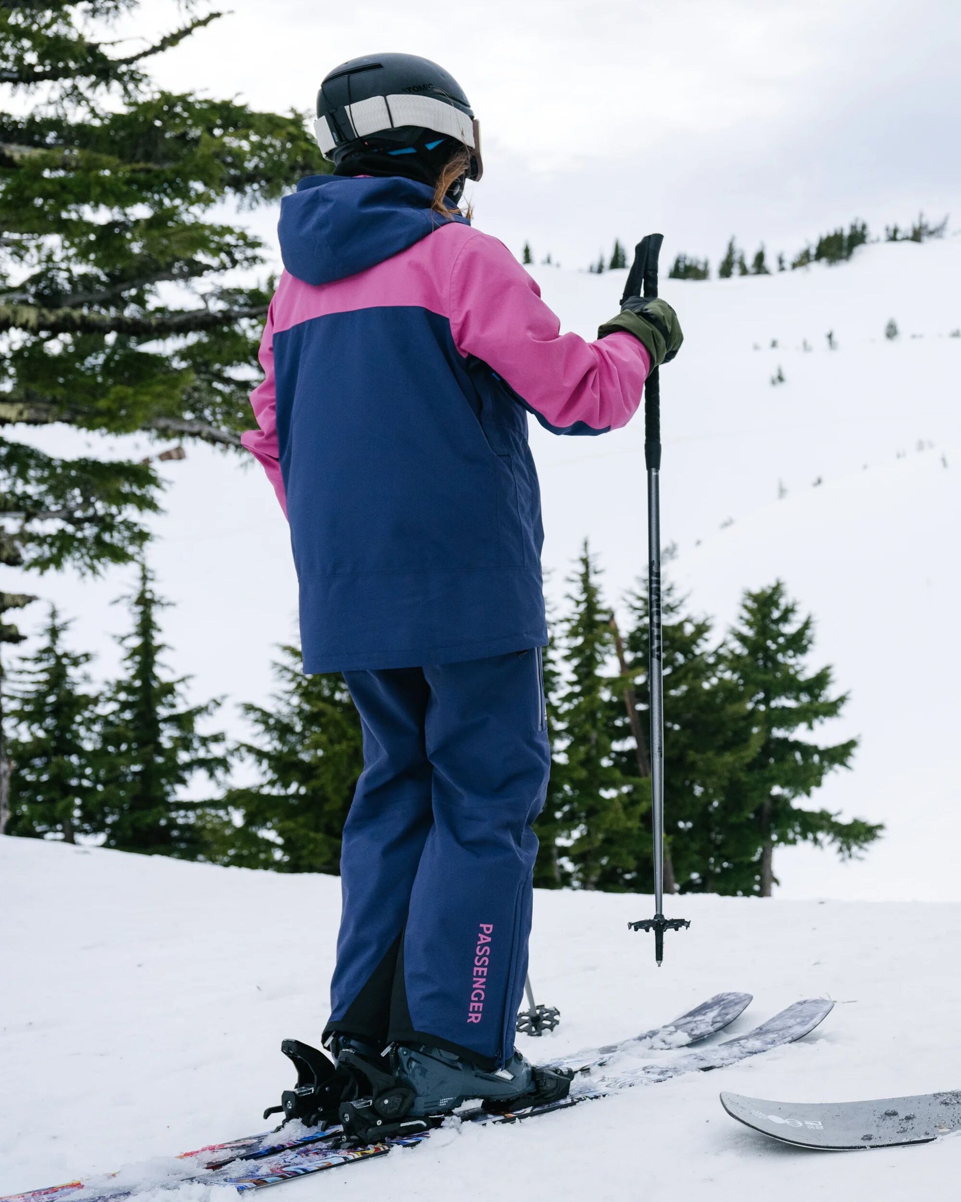 Snowscape Women's Recycled Bibpant - Rich Navy