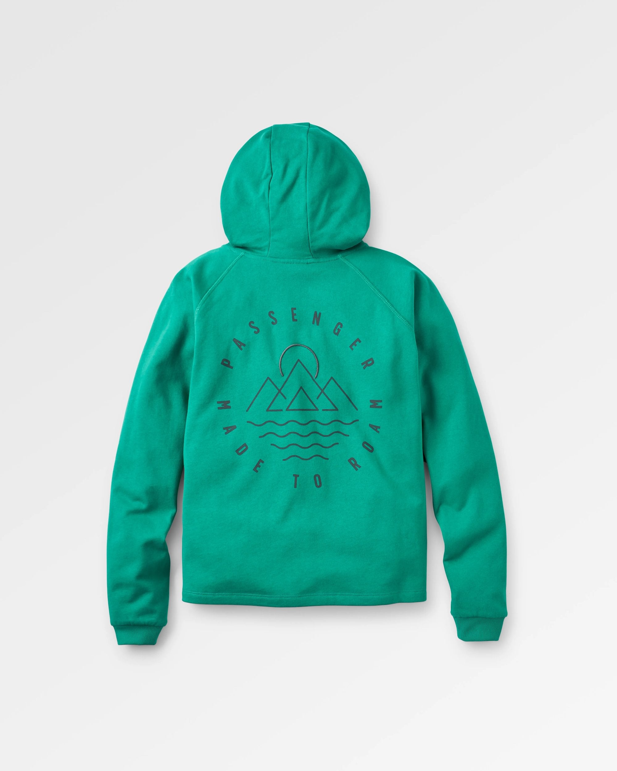 Remote Recycled Cotton Hoodie - Greenlake - Flatlay