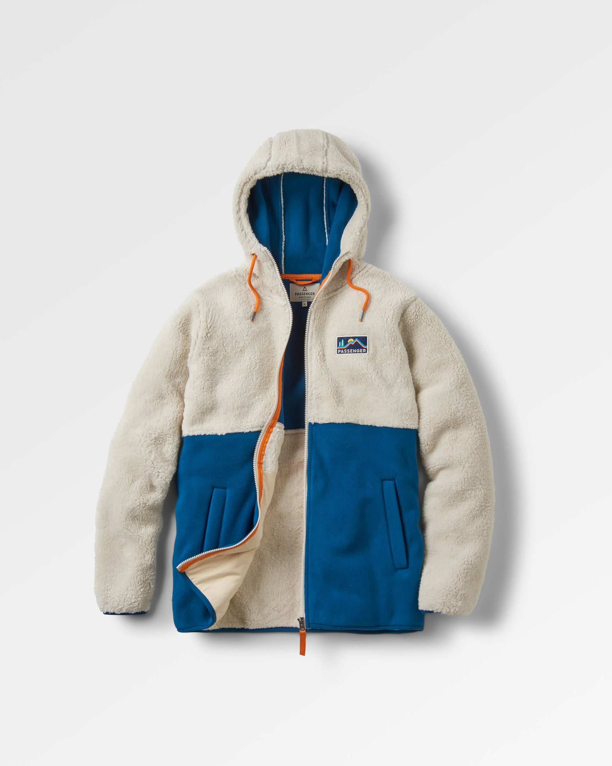 Nestling Sherpa Hooded Fleece - Tidal Blue