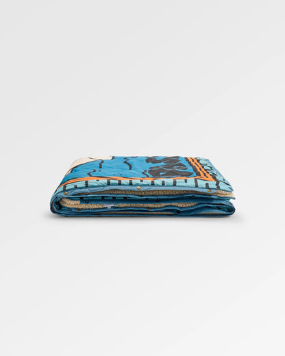 Cabin Recycled Sherpa Blanket - Reflect - Flatlay