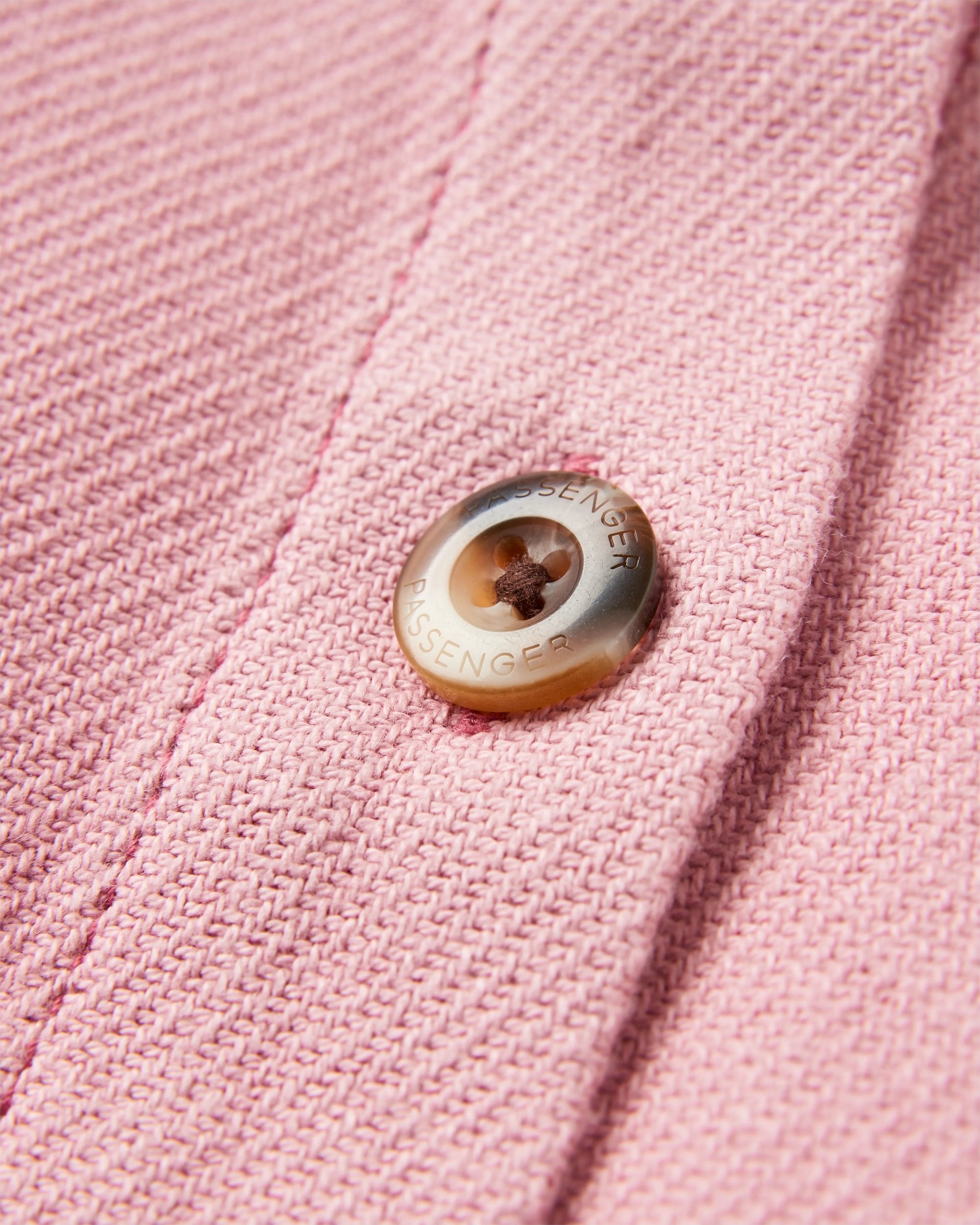 Maya Twill Overshirt - Pink Haze - Flatlay