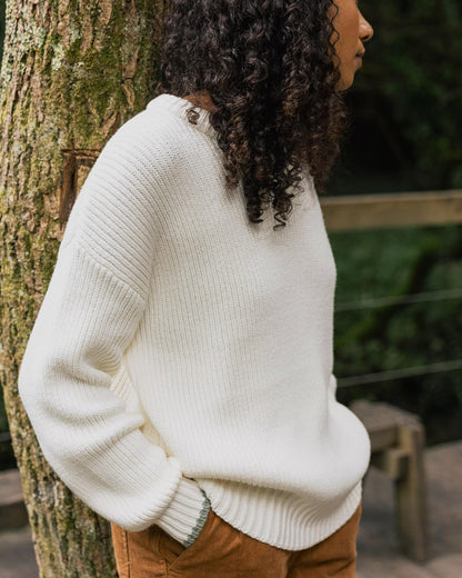 Gondwana Classic Knitted Jumper - Off White