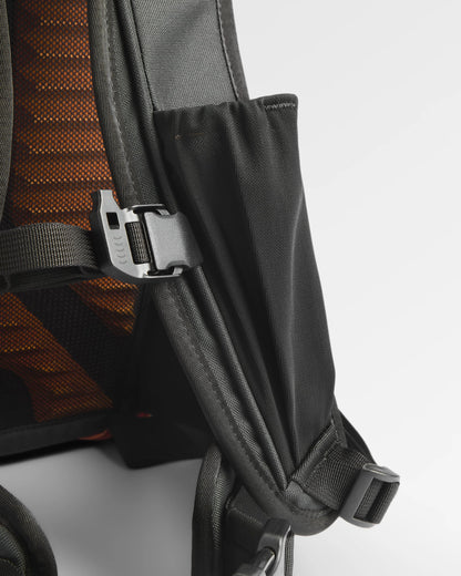 Atlas Recycled Backpack Duffel - Black - Flatlay