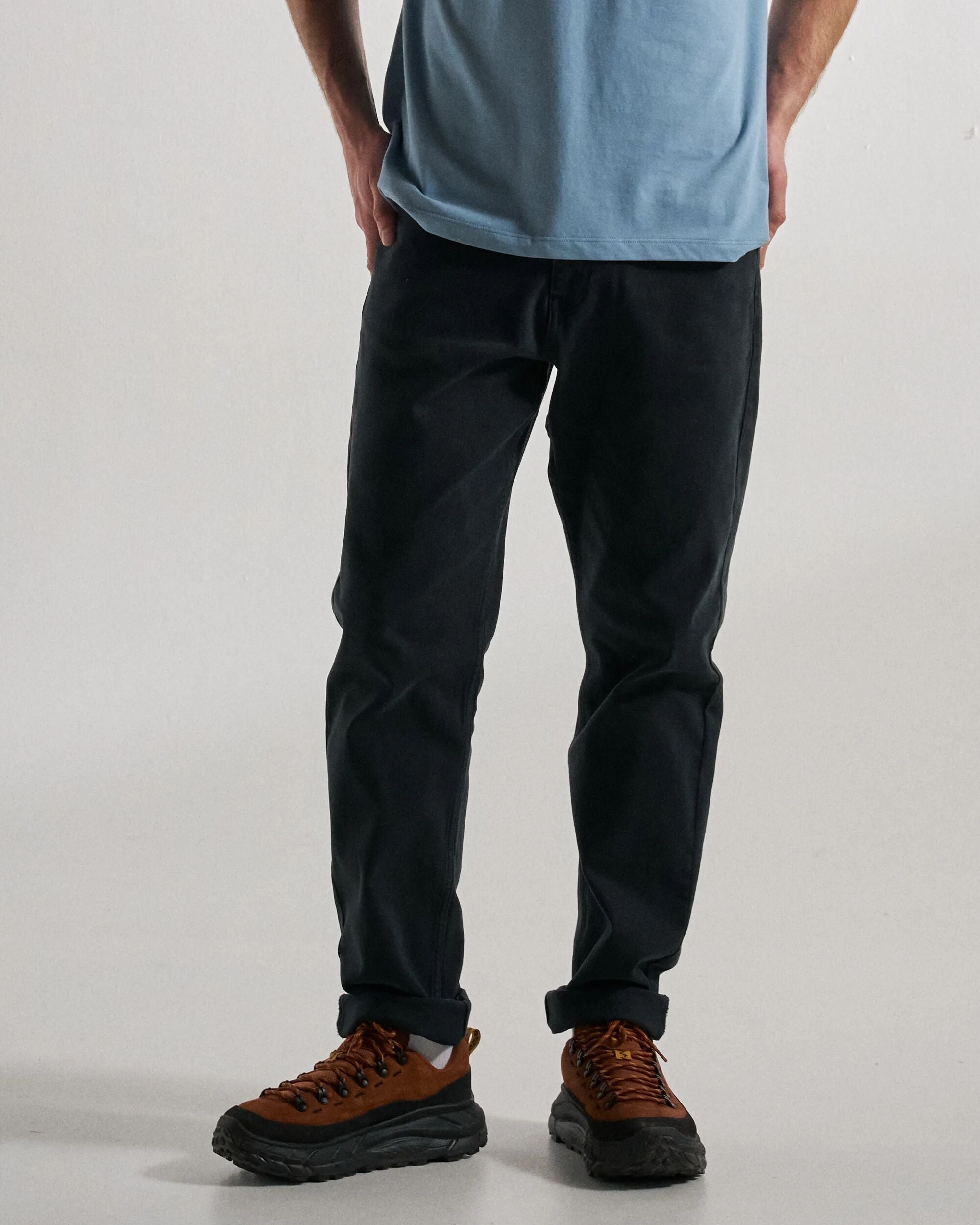 Farloche Organic Cotton Jeans - Black - Studio Model