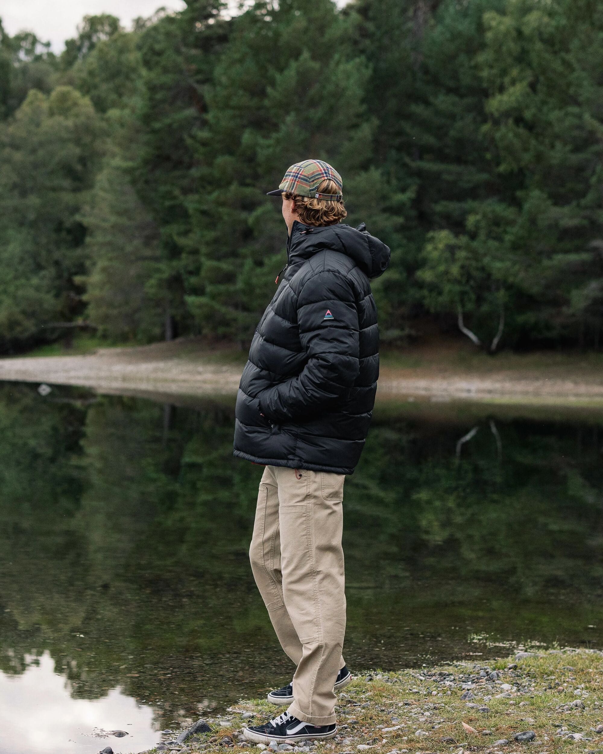 Flynn Recycled Insulated Jacket - Black - Lifestyle