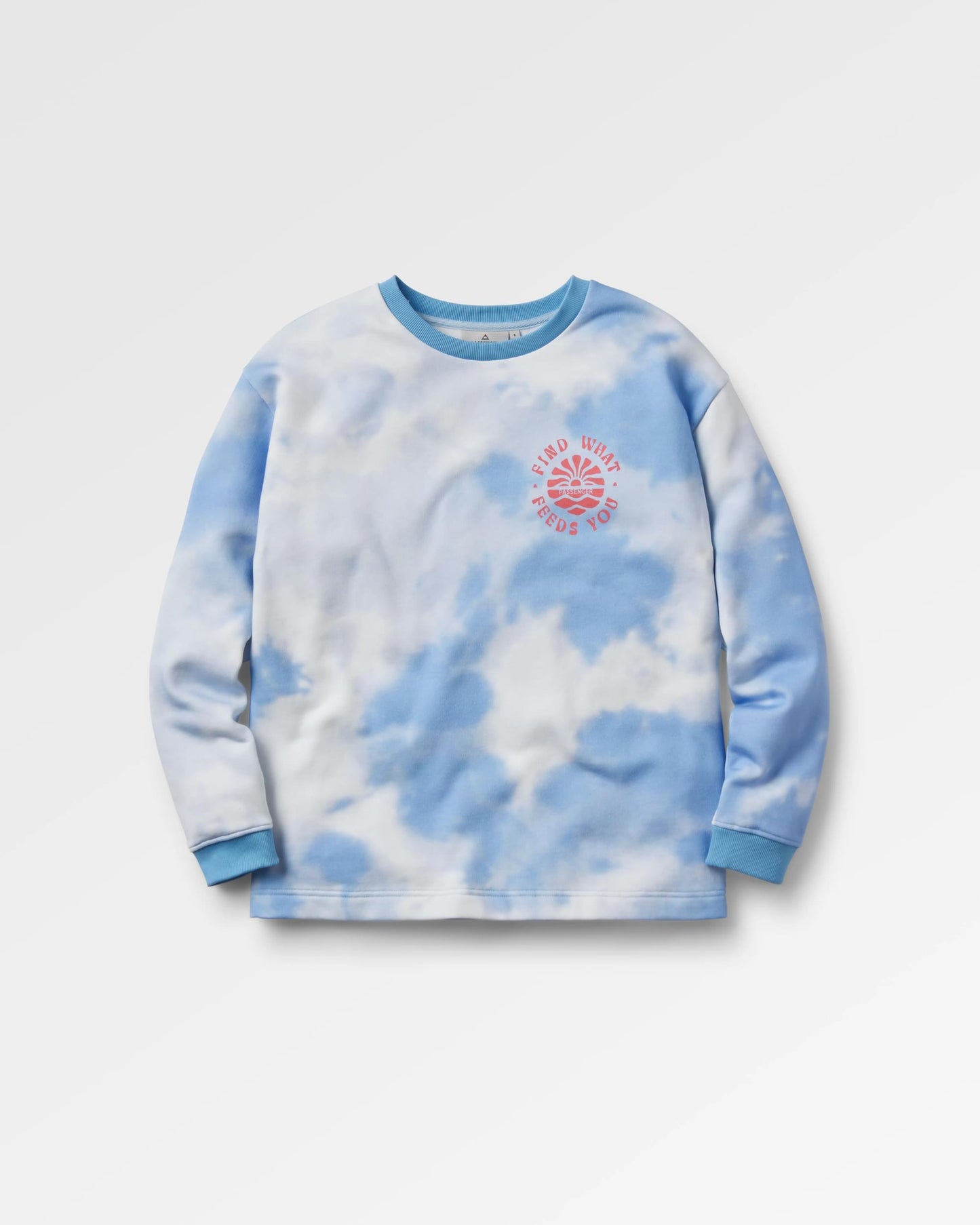 Rediscover Printed Sweatshirt - Tie Dye Cornflower