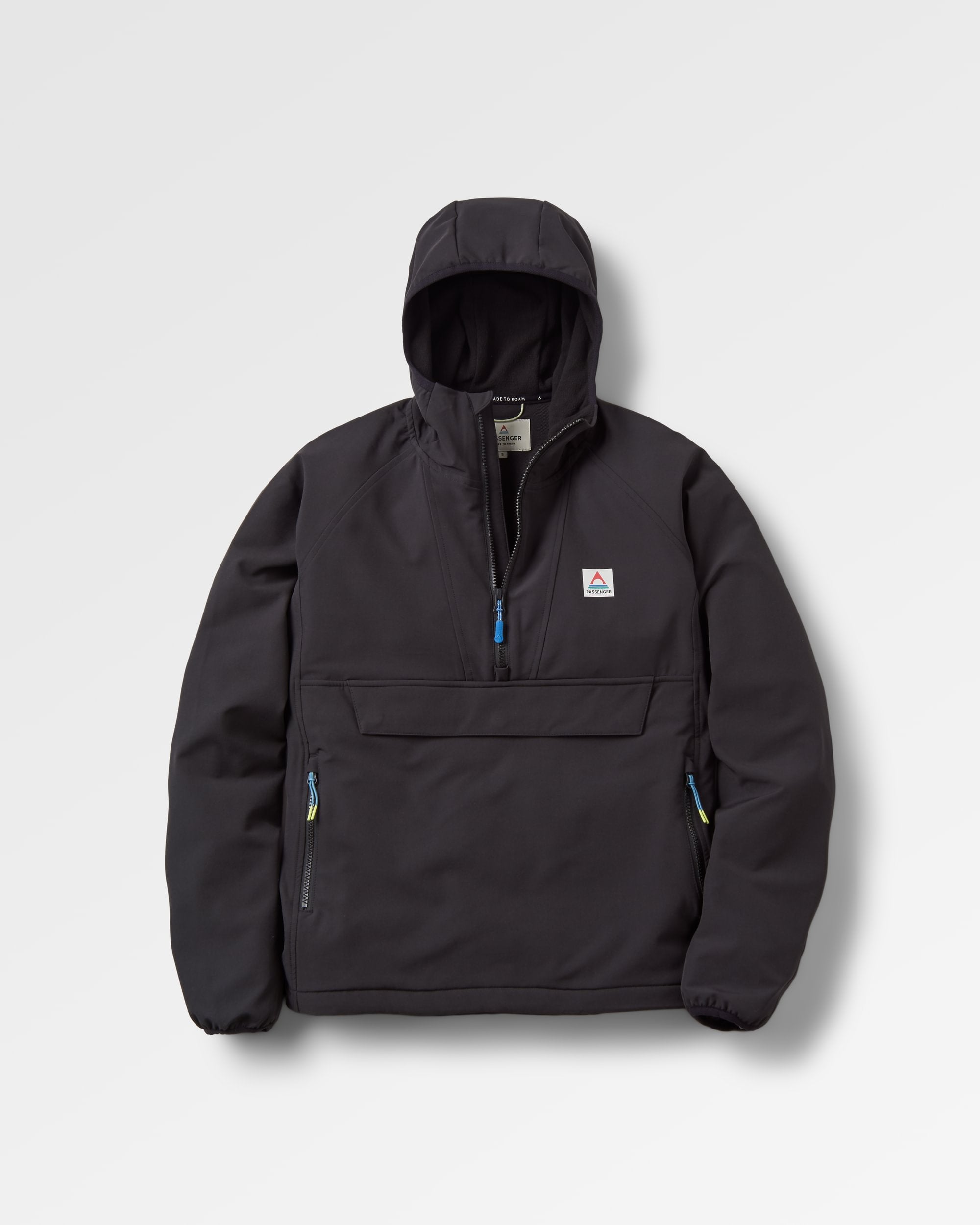 Ocean Recycled Softshell Jacket - Black - Flatlay
