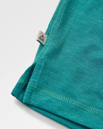 Men's Solscape Active T-Shirt - Ocean Teal Marl - Flatlay