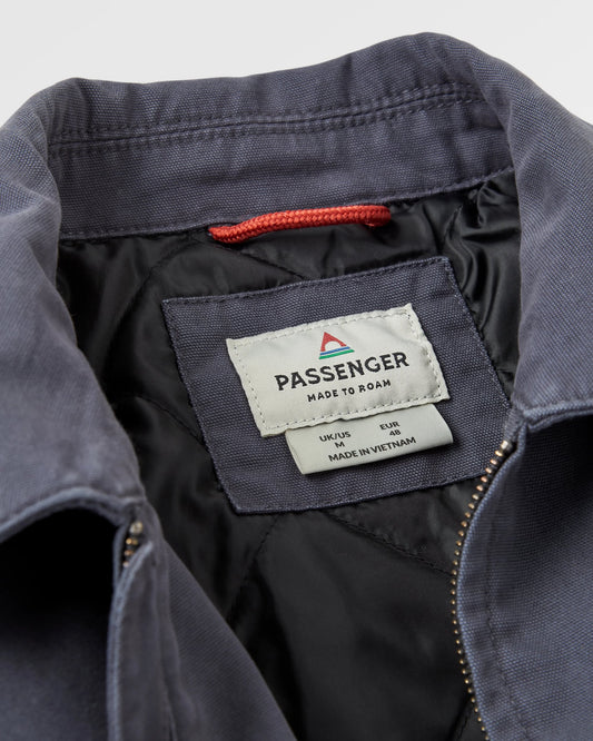 Taylor Quilted Jacket - Charcoal - Flatlay