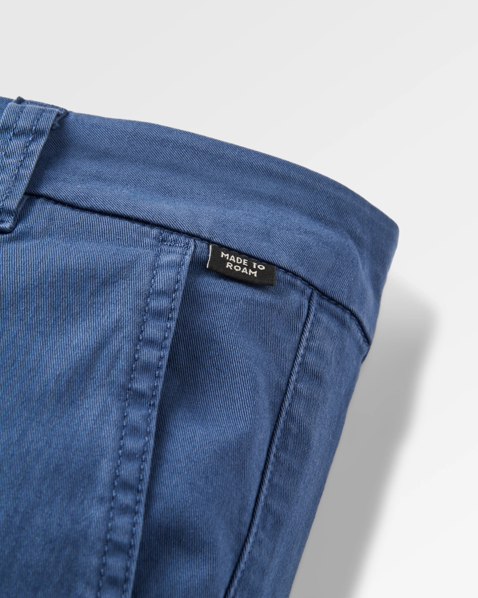 365 Cotton Trouser - Dark Denim - Flatlay