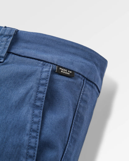 365 Cotton Trouser - Dark Denim - Flatlay