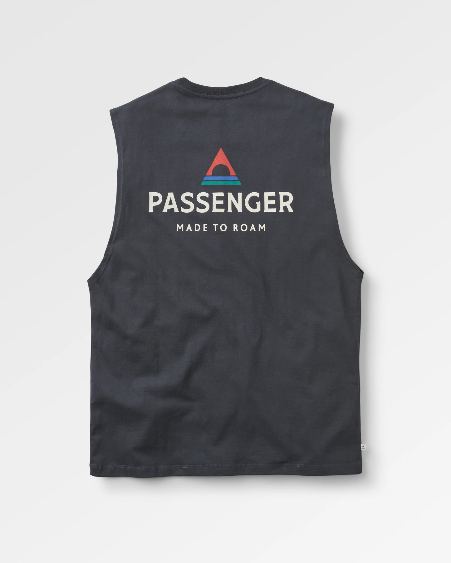 Passenger Recycled Cotton Vest - Black - Flatlay