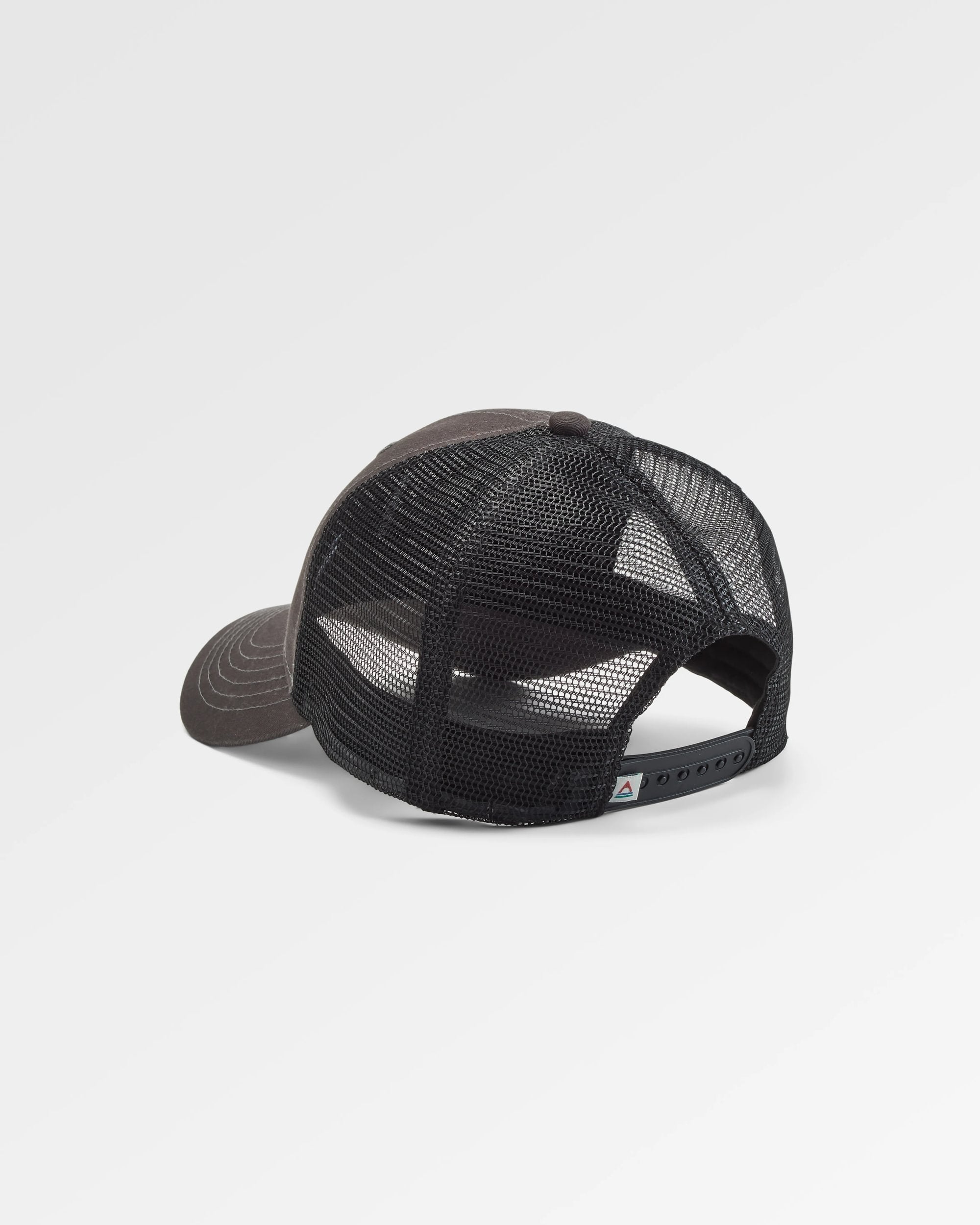 Waves & Trees Organic Cotton Trucker Cap - Charcoal - Flatlay