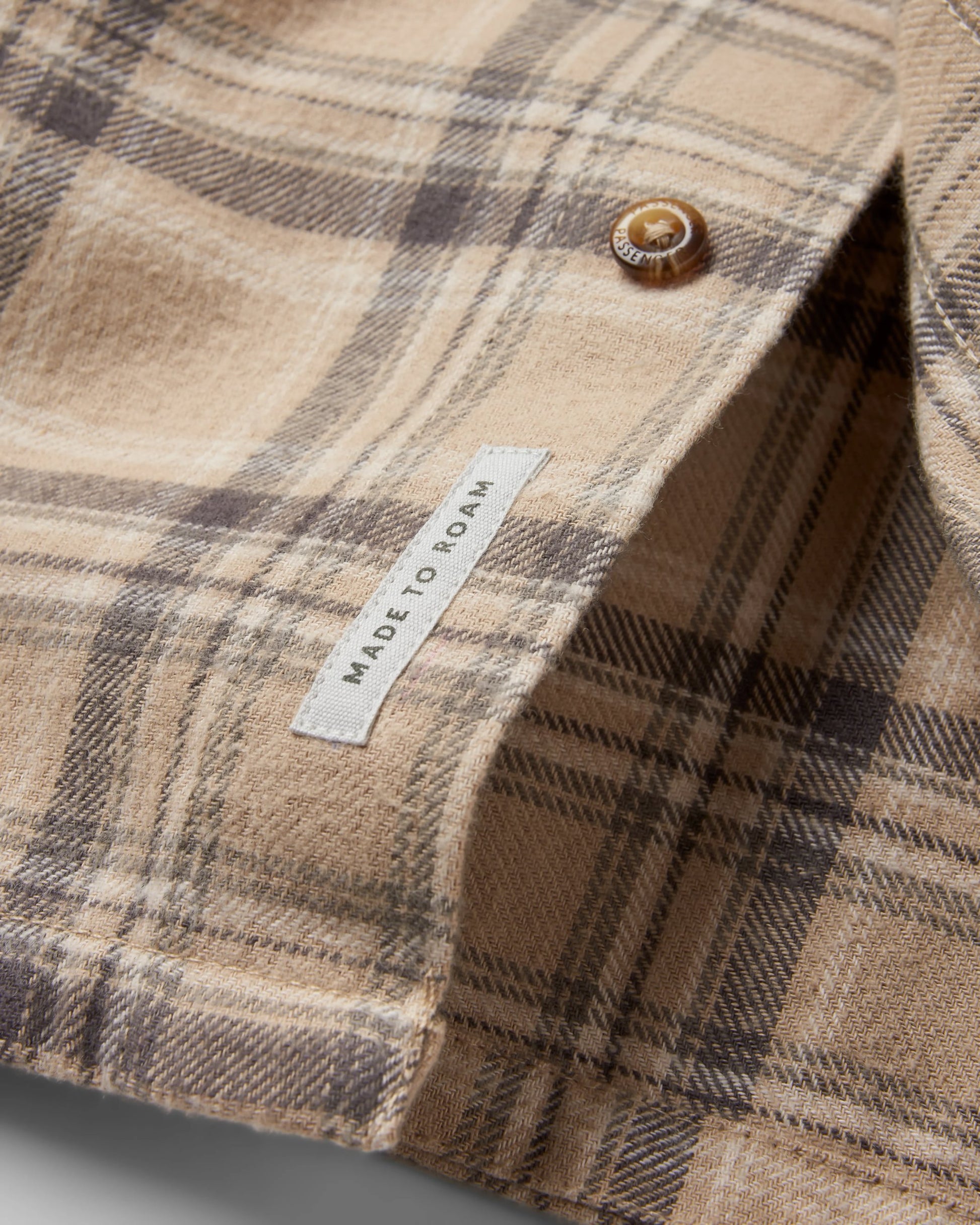 Backcountry Check Shirt - Oatmeal Check