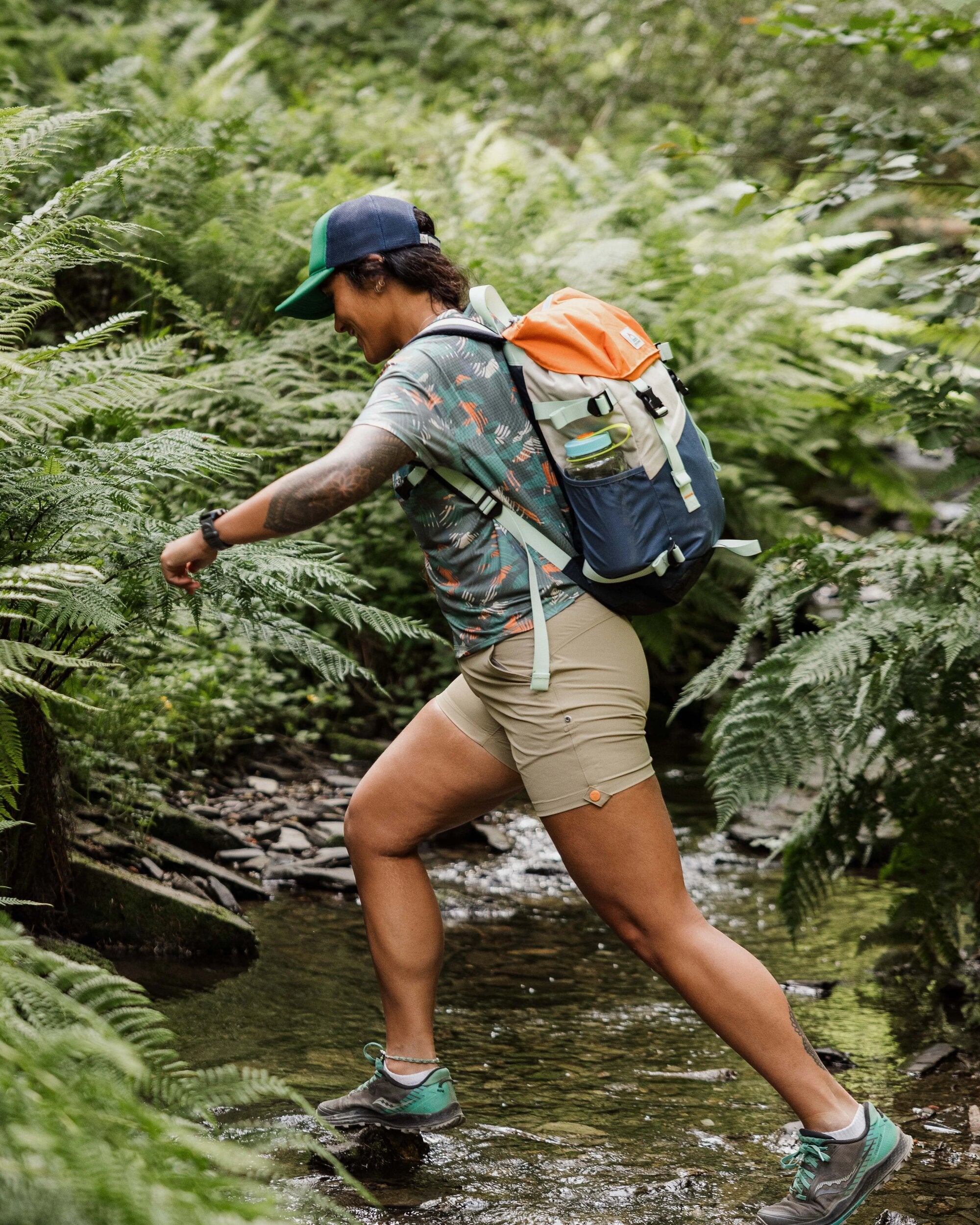 Boondocker Recycled 26L Backpack - Apricot Multi - Lifestyle - Female