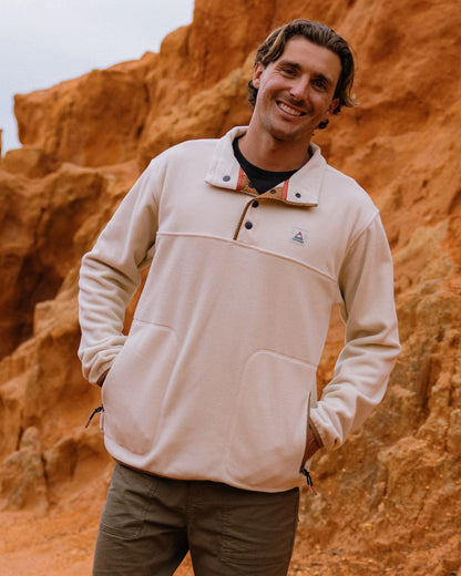 Dusk Polartec® Fleece - Oatmeal - Lifestyle