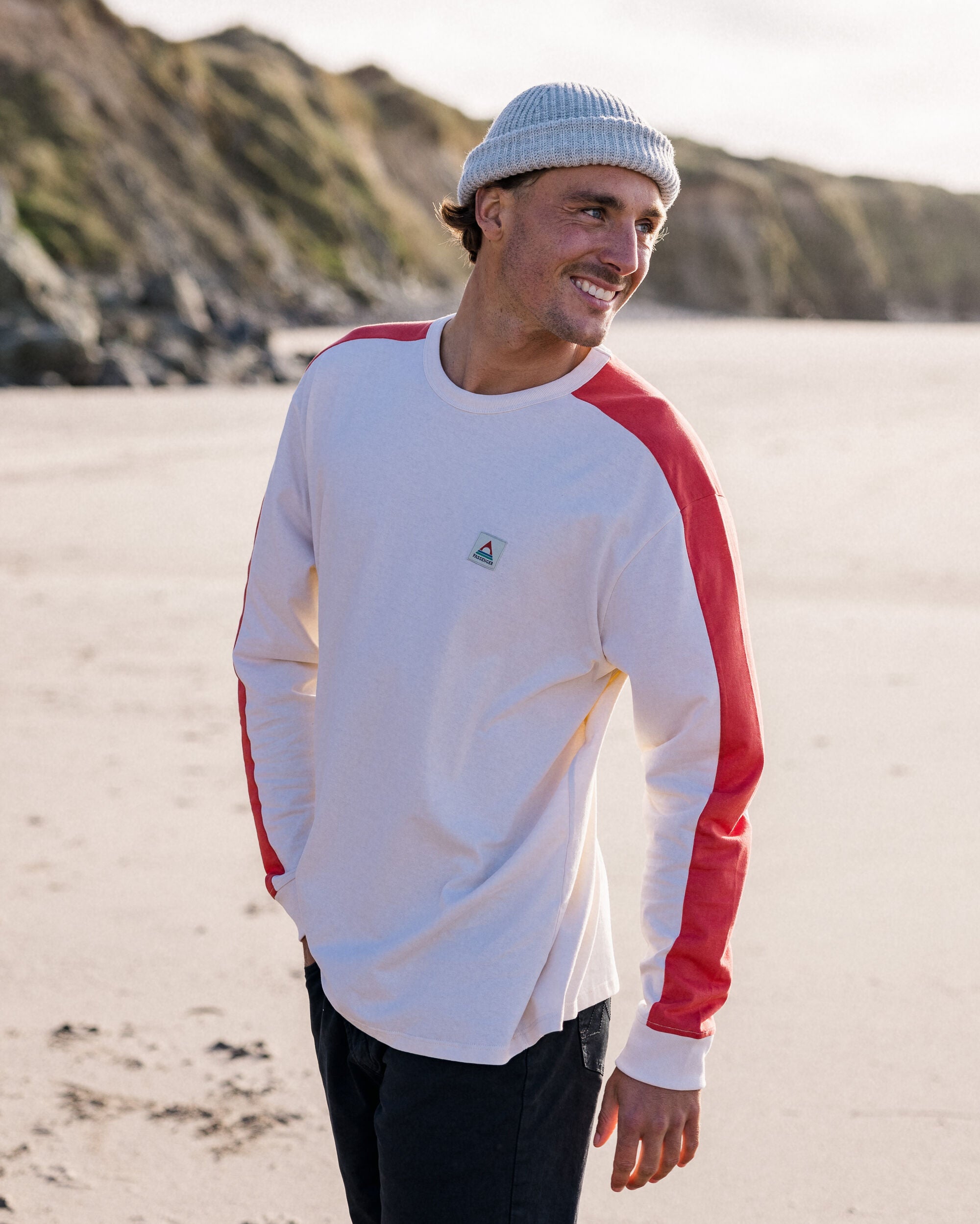 Cocada Recycled Cotton Ls T-Shirt - Birch - Lifestyle - Male