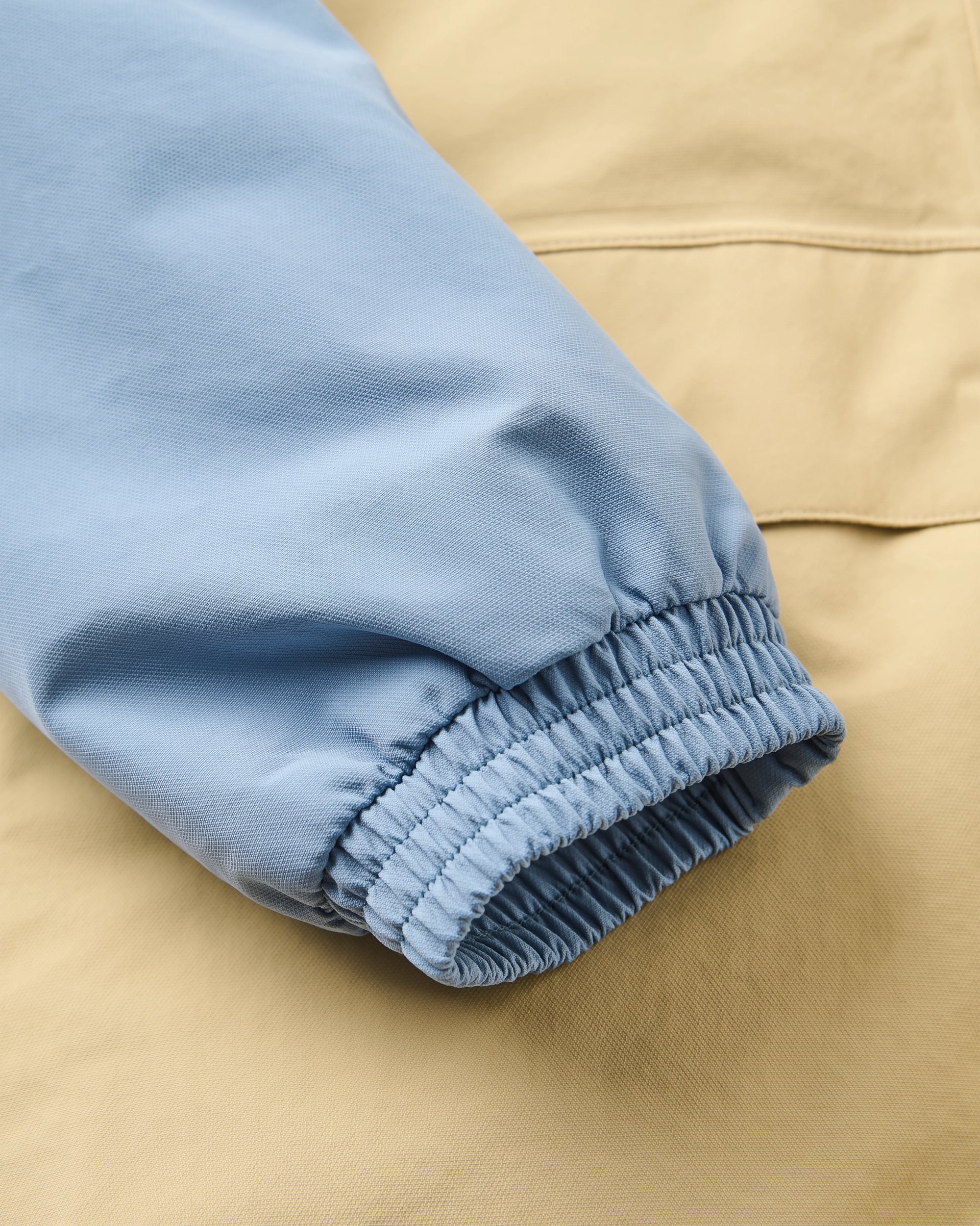 Serein Waterproof Jacket - Faded Denim/Desert - Flatlay