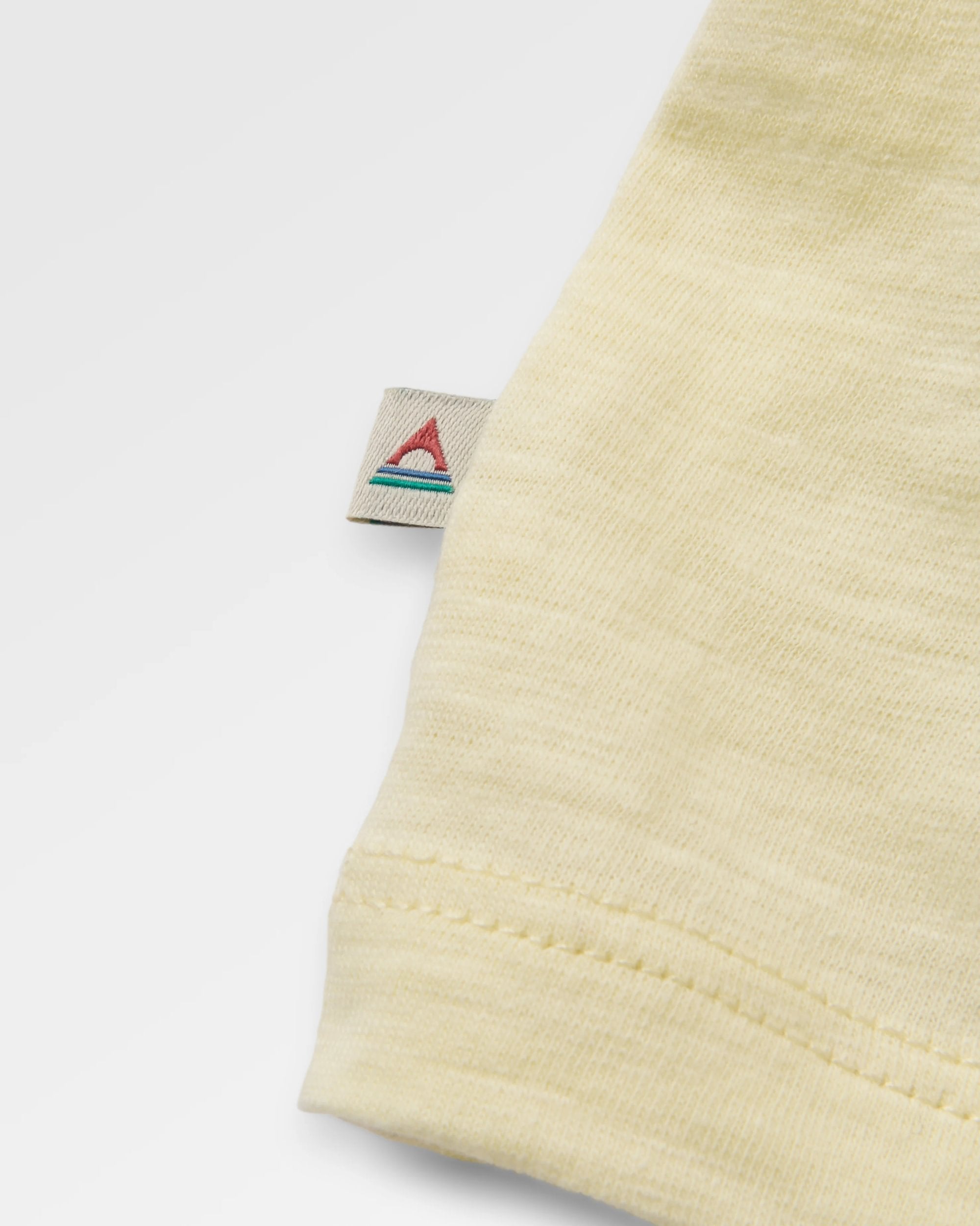Explore T-Shirt - Pale Yellow - Flatlay