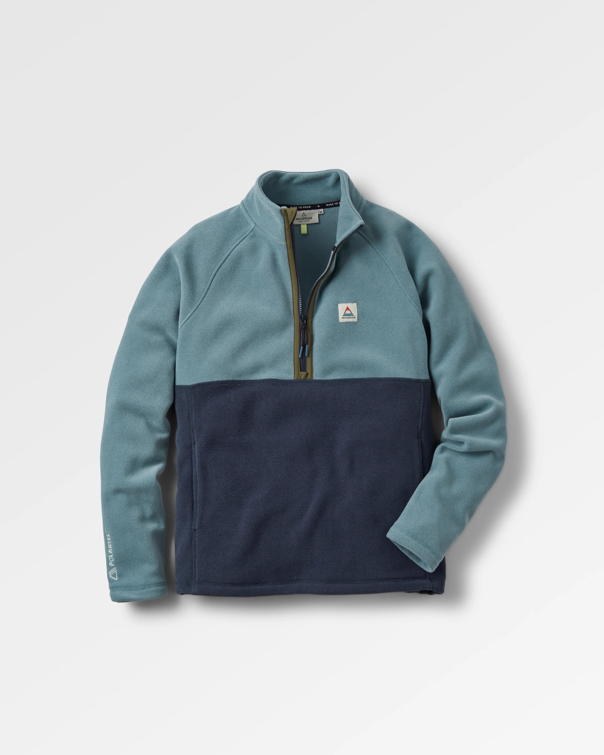 Men's Highland Recycled Polartec® Fleece - Arctic - Flatlay