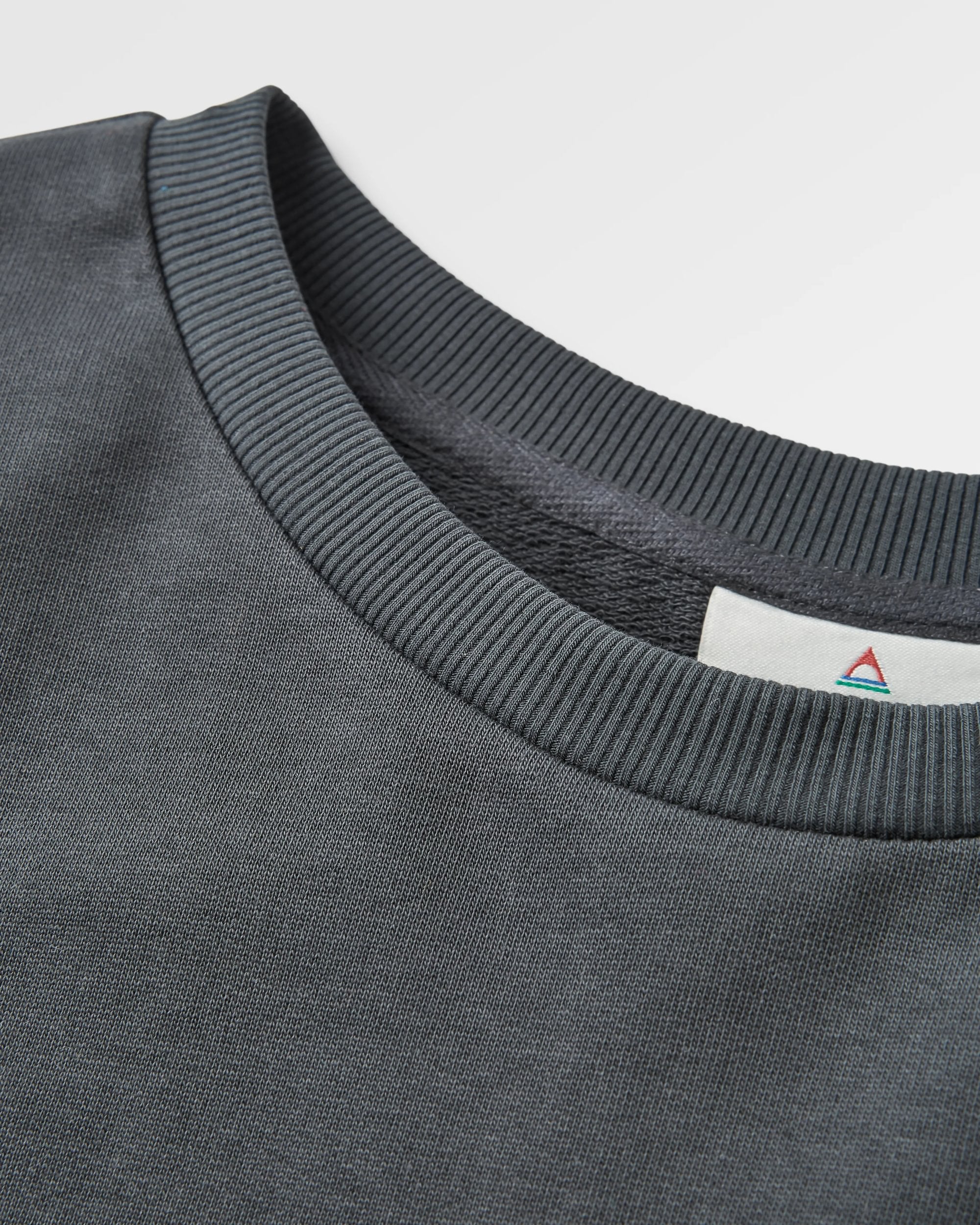 Papercut Recycled Sweatshirt - Black - Flatlay