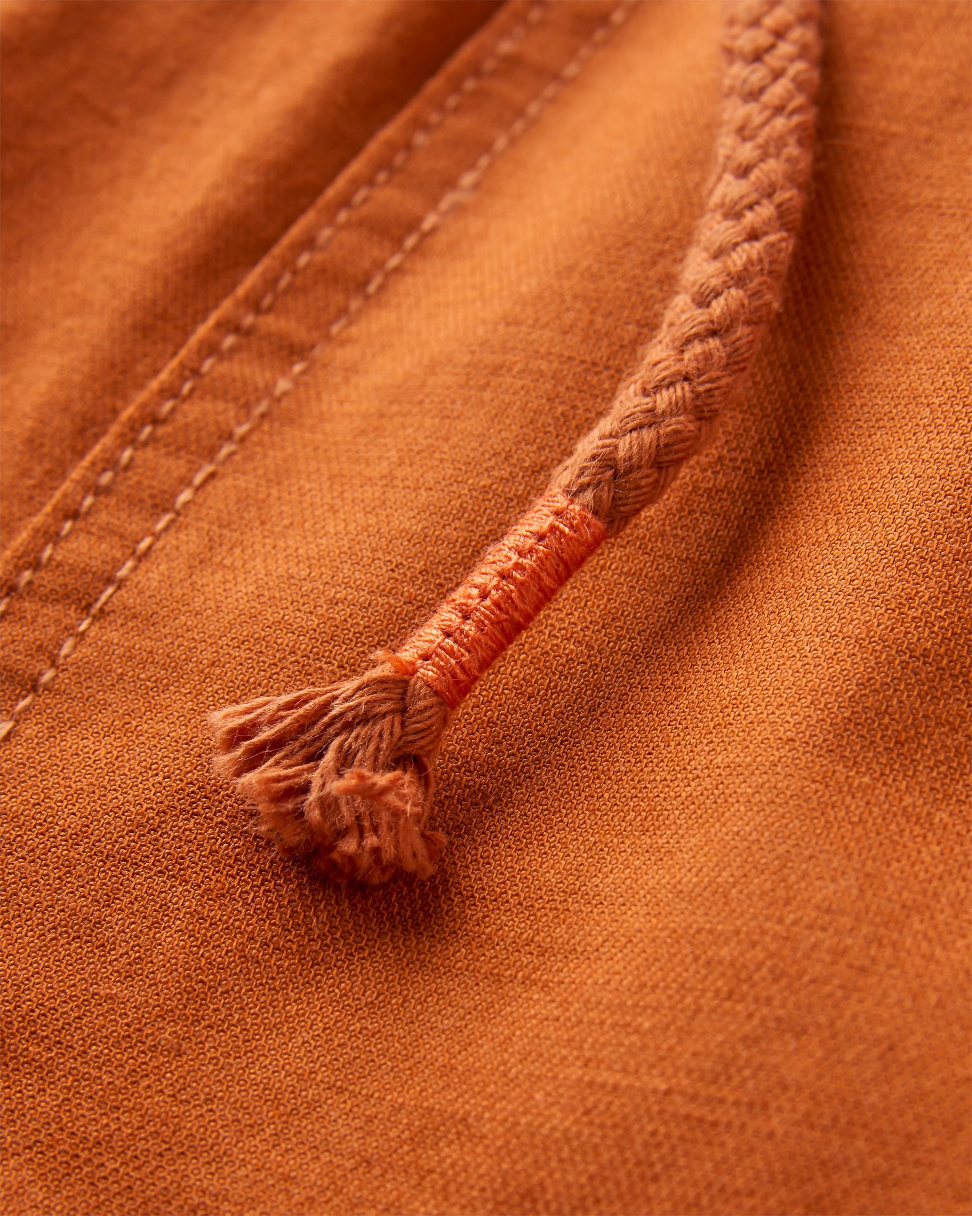 Hydrilla Organic Cotton Trouser - Sunset Orange - Flatlay
