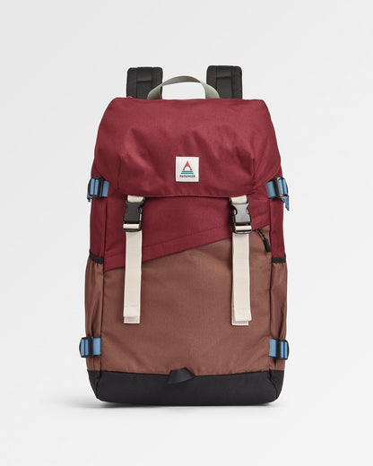 Boondocker Recycled 26L Backpack - Burgundy/Chestnut