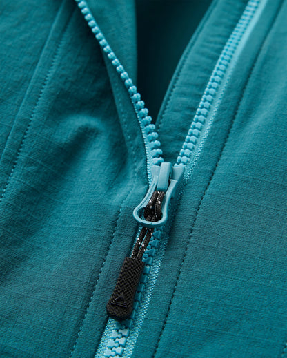 Trailscape Men's Lightweight Softshell Jacket - Mediterranean/ Ocean Teal - Flatlay