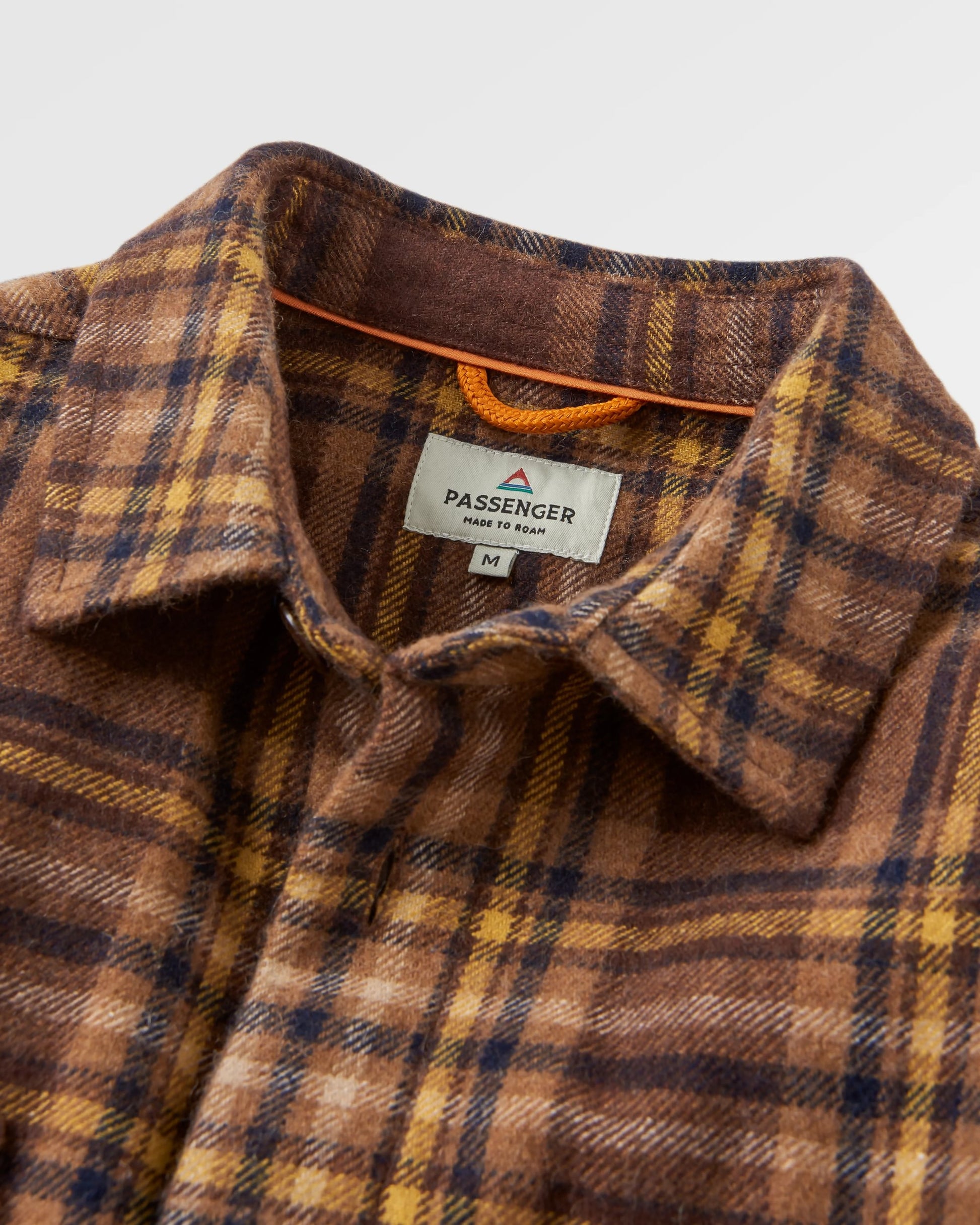 Barren Overshirt - Brown/Mustard Check