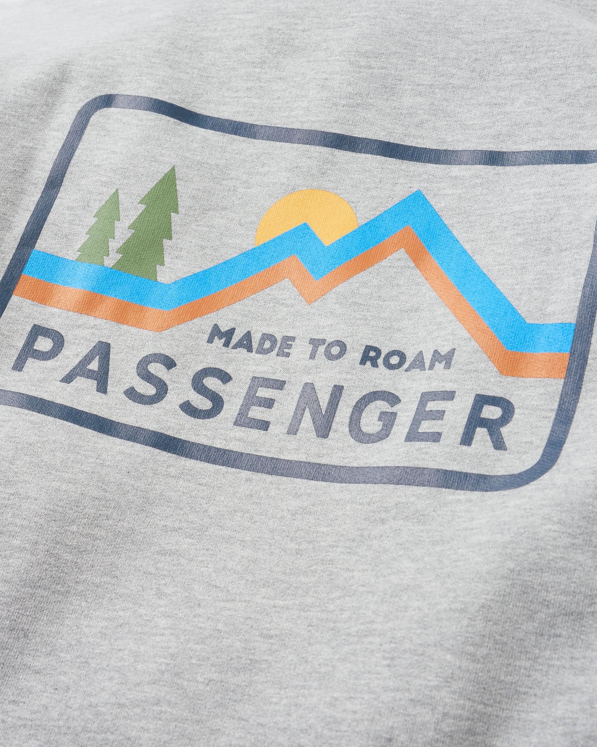 Made To Roam Hoodie - Grey Marl - Flatlay