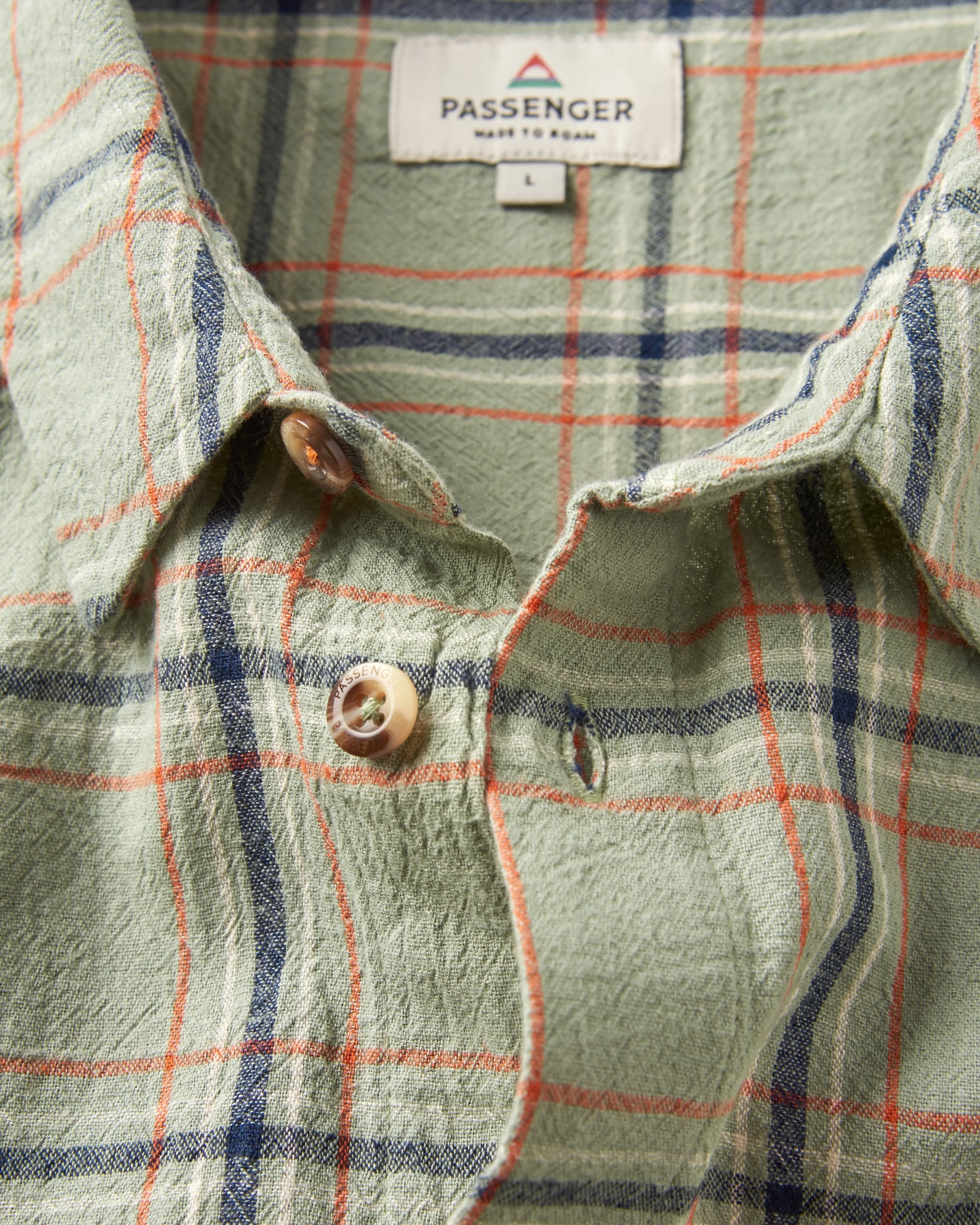 Chill Short Sleeve Shirt - Pistachio - Flatlay