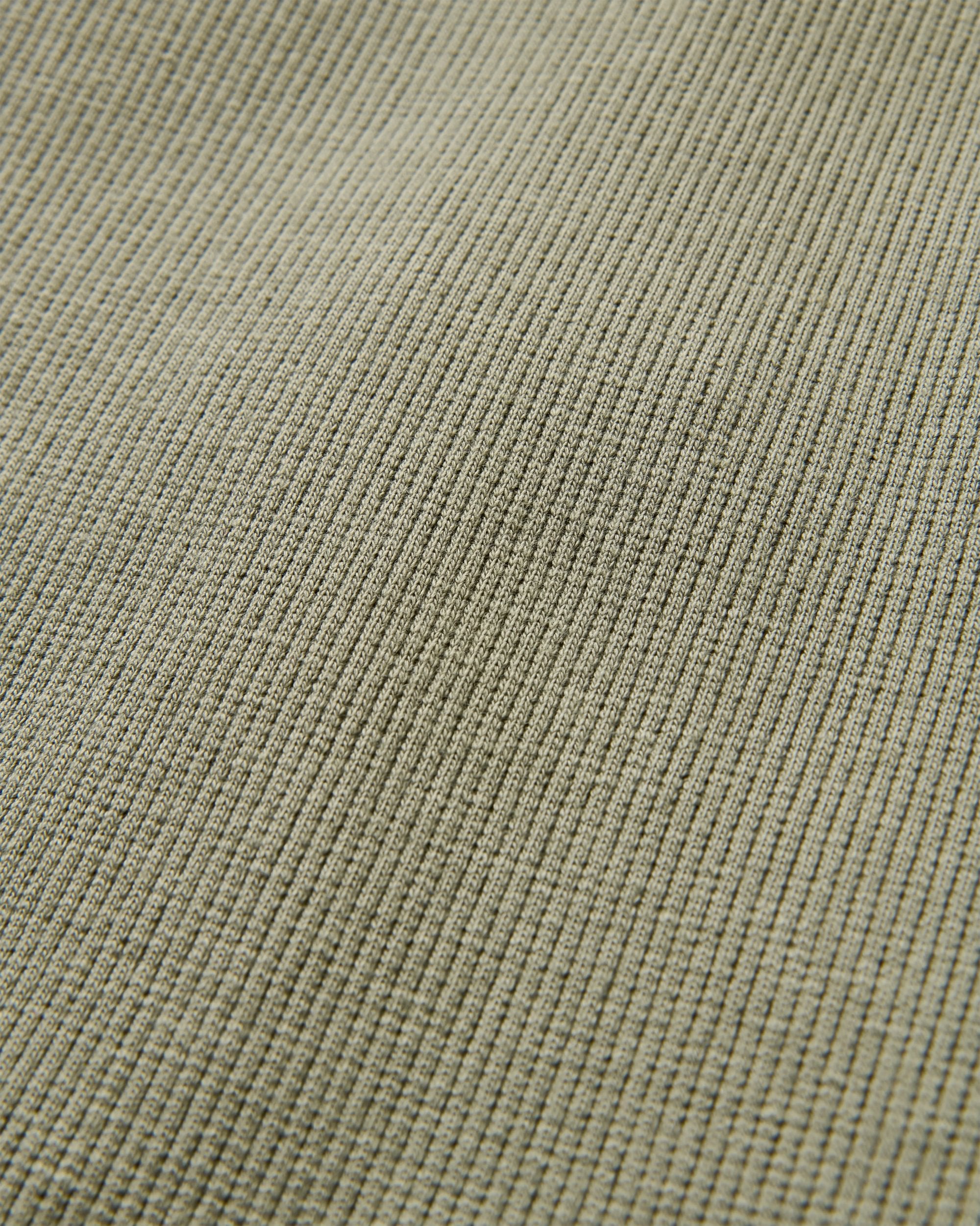 Out There Ribbed T-Shirt - Dusty Olive - Flatlay