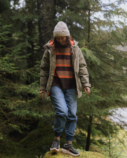 Alaska Recycled Insulated Parka - Dusty Olive - Lifestyle