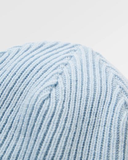 Outlook Reversible Recycled Beanie - Ice Blue / Electric Blue - Flatlay