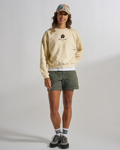 Roam Further Sweatshirt - Birch - Studio Model