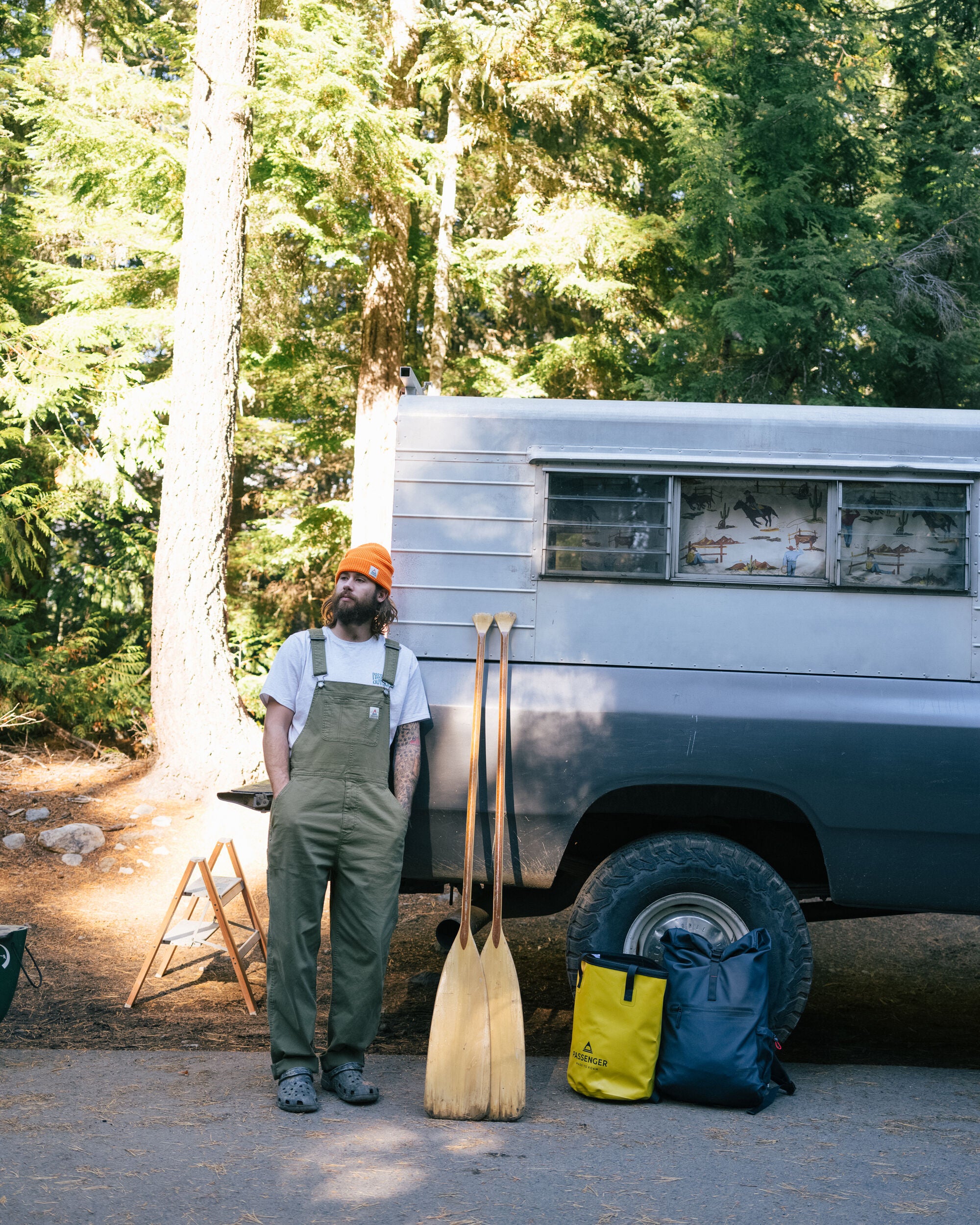 Vantage Organic Cotton Dungaree - Khaki - Lifestyle