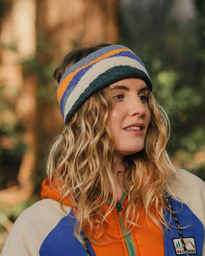 Scenic Recycled Headband - Scenic Orange - Lifestyle