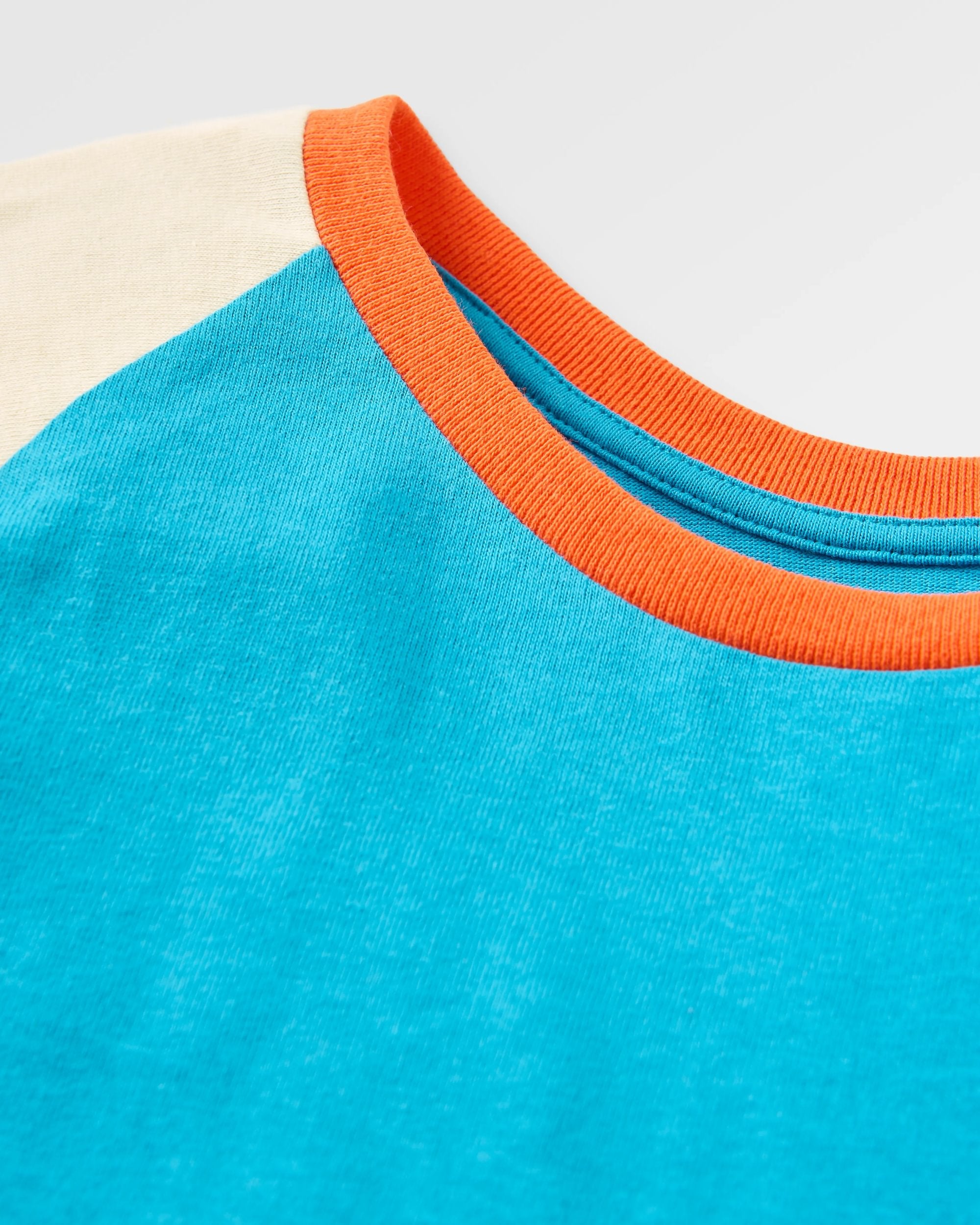 Riser Recycled Cotton LS T-Shirt - Bluejay - Flatlay