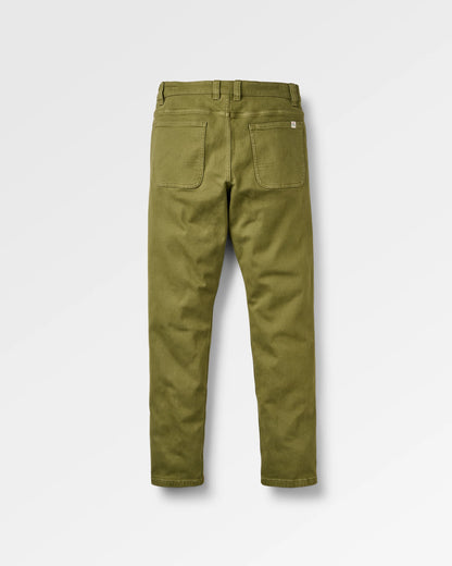 Farloche Organic Cotton Jeans - Khaki - Flatlay