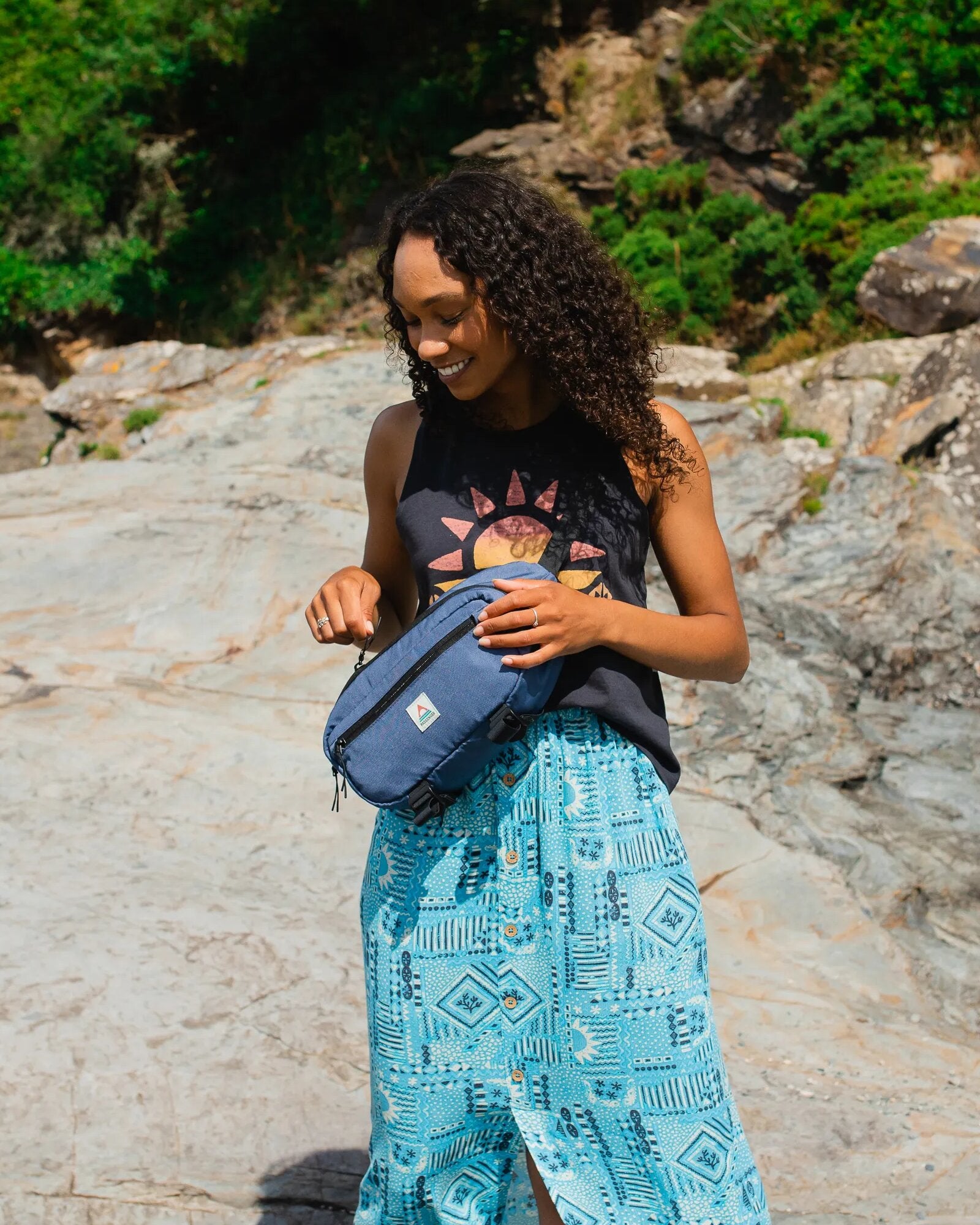 Boondocker Recycled Hip Pack - Moonlight Blue - Lifestyle - Female