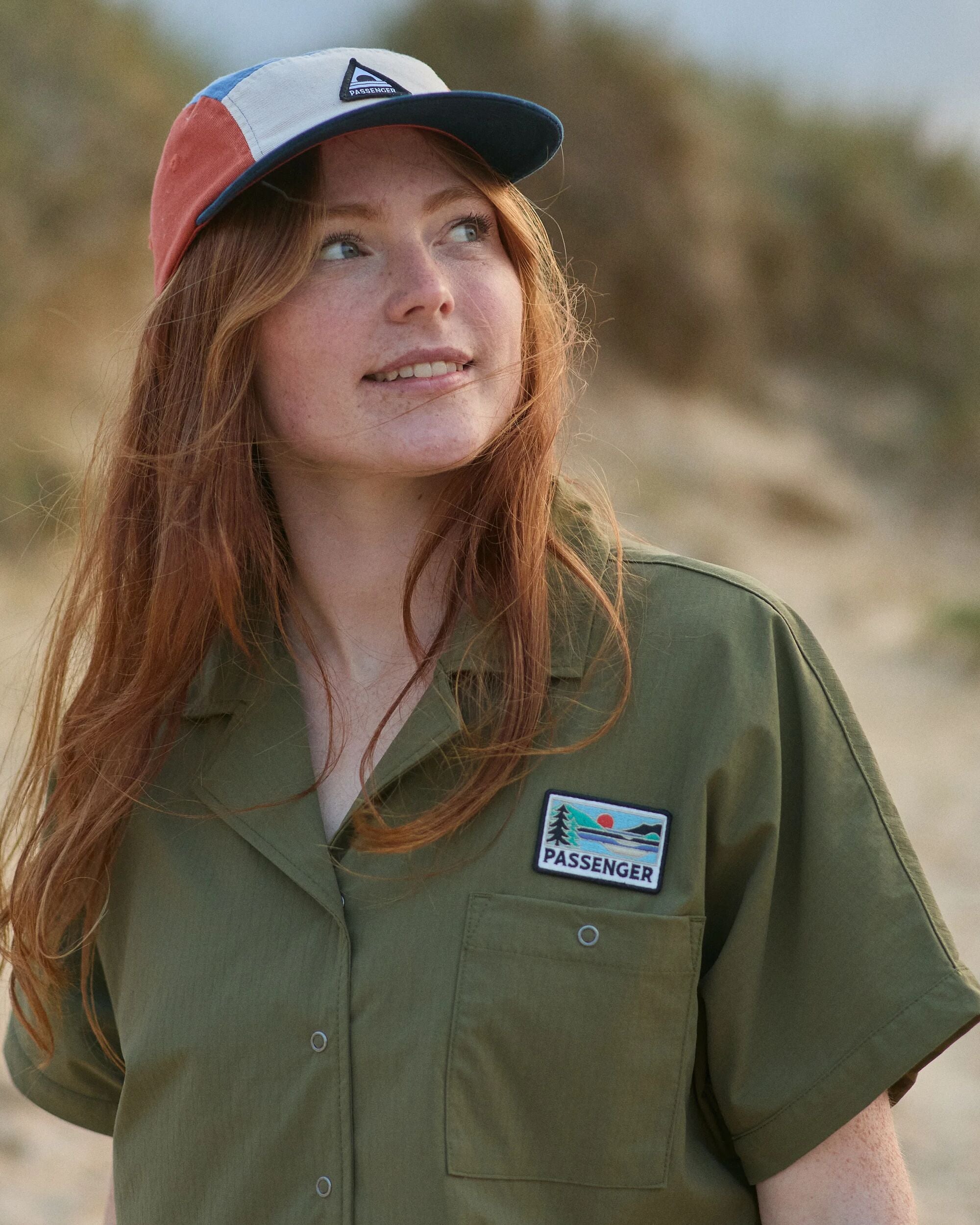 Arden Ripstop Short Sleeve Shirt - Khaki - Lifestyle